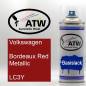 Preview: Volkswagen, Bordeaux Red Metallic, LC3Y: 400ml Sprühdose, von ATW Autoteile West.